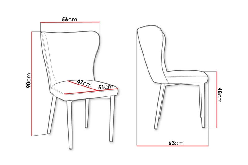 Glenarm Matstol i Sammet med Metallfinish - Smaragdgrön - Möbler - Stolar & fåtöljer - Matstol & köksstol