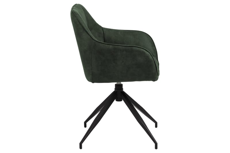 Harford Karmstol Spindelben - Grön/Matt Svart - Möbler - Stolar & fåtöljer - Matstol & köksstol