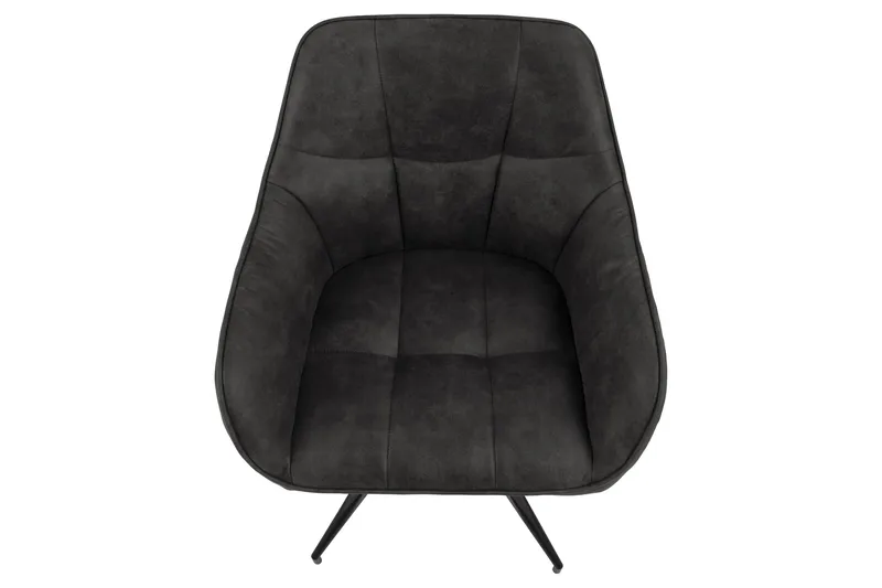 Harford Karmstol Spindelben - Mörkgrå/Matt Svart - Möbler - Stolar & fåtöljer - Matstol & köksstol