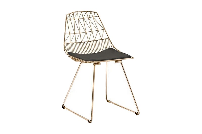 Harlan Stol Set Om 2 St, Guld