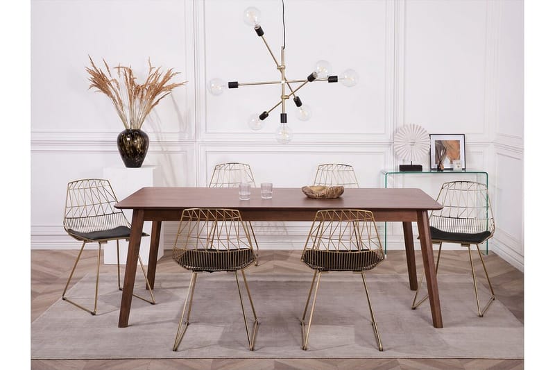 Harlan Stol Set Om 2 St - Guld - Möbler - Stolar & fåtöljer - Matstol & köksstol