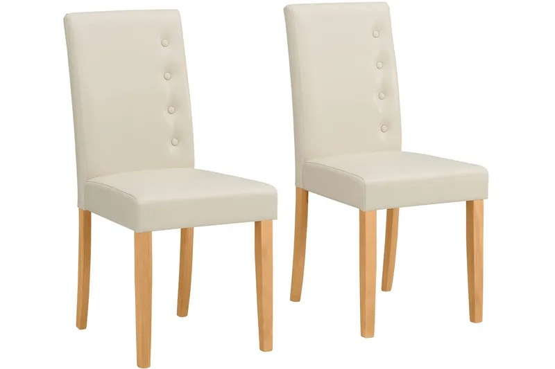 Hastevik Matstol - Cremevit/Ljus Natur - Möbler - Stolar & fåtöljer - Matstol & köksstol