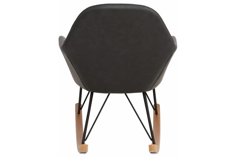 Hetton Gungstol Konstläder - Grå - Möbler - Stolar & fåtöljer - Gungstol