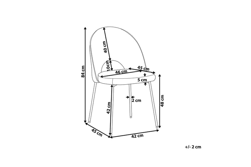 Hobucken Stol 2-pack - Grön - Matstol & köksstol