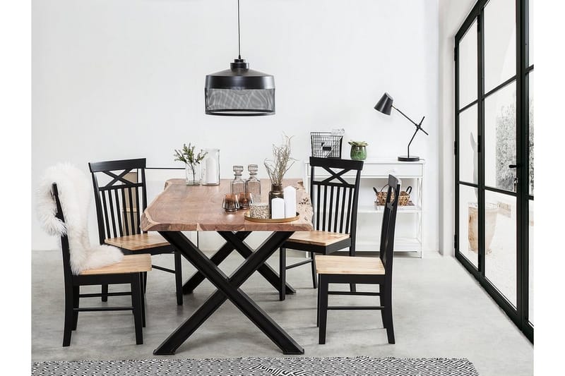 Houston Stol Set Om 2 St - Trä/Natur - Möbler - Stolar & fåtöljer - Matstol & köksstol