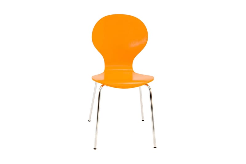 Ikeda Matstol - Orange/Krom - Möbler - Stolar & fåtöljer - Matstol & köksstol