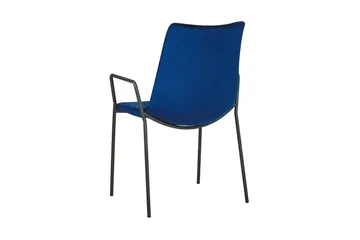 Jeffsy Matstol 2-pack - Sammet/Mörkblå - Möbler - Stolar & fåtöljer - Matstol & köksstol