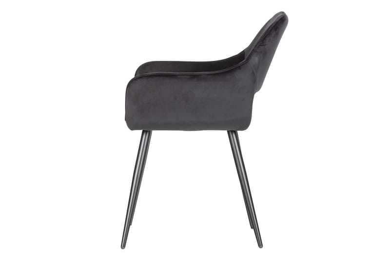 Jelle Matstol 2-pack Sammet - Svart - Möbler - Stolar & fåtöljer - Matstol & köksstol