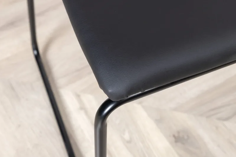 Kenth Matstol - Svart/Svart - Möbler - Stolar & fåtöljer - Matstol & köksstol