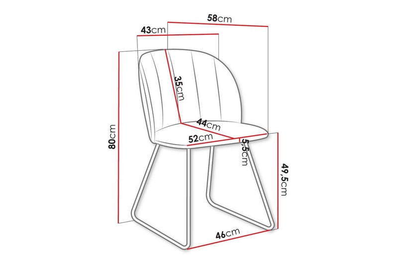 Kintore Matstol - Svart - Möbler - Stolar & fåtöljer - Matstol & köksstol
