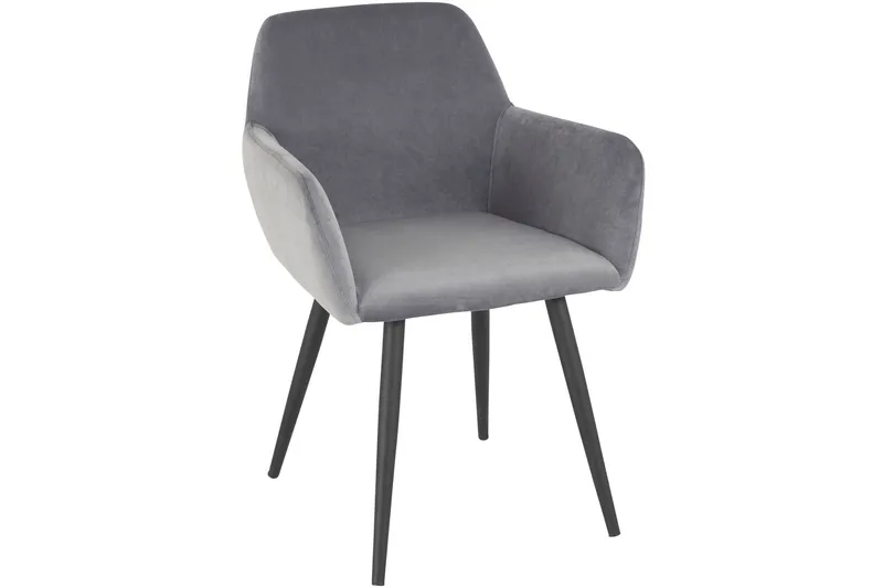 Laini Karmstol - Grå - Möbler - Stolar & fåtöljer - Matstol & köksstol