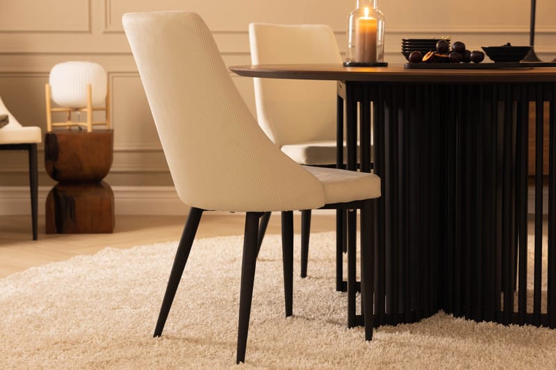 Leone Matstol - Svart/Beige - Möbler - Stolar & fåtöljer - Matstol & köksstol