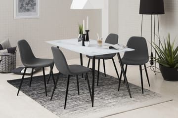 Lilyra Köksstol - Mörkgrå/Svart - Möbler - Stolar & fåtöljer - Matstol & köksstol