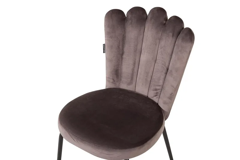 Limhamn Karmstol Sammet - Grå - Möbler - Stolar & fåtöljer - Matstol & köksstol