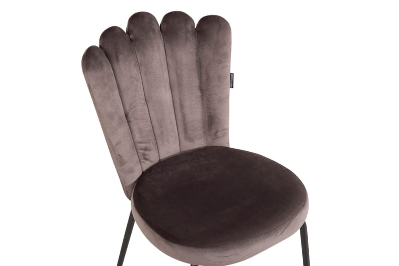 Limhamn Karmstol Sammet - Grå - Möbler - Stolar & fåtöljer - Matstol & köksstol
