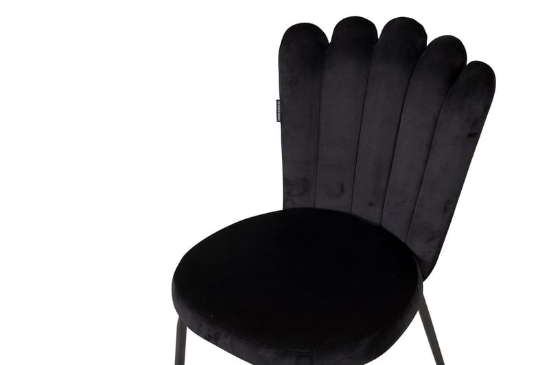 Limhamn Karmstol Sammet - Svart - Möbler - Stolar & fåtöljer - Matstol & köksstol