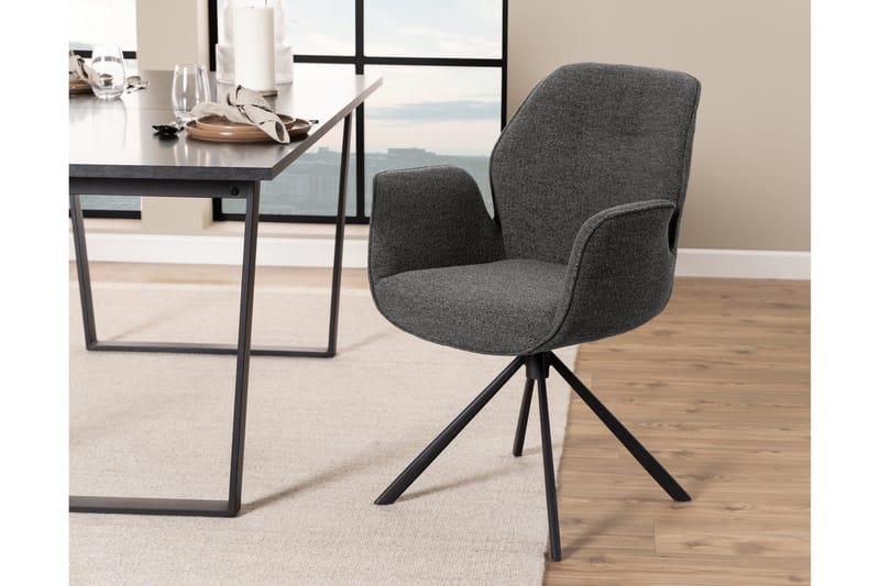 Lipie Karmstol - Grå - Möbler - Stolar & fåtöljer - Matstol & köksstol