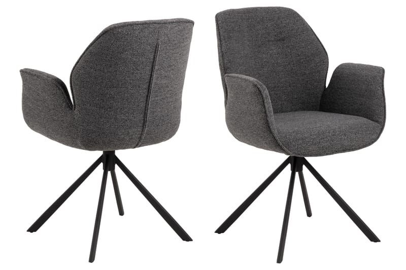 Lipie Karmstol - Grå - Möbler - Stolar & fåtöljer - Matstol & köksstol