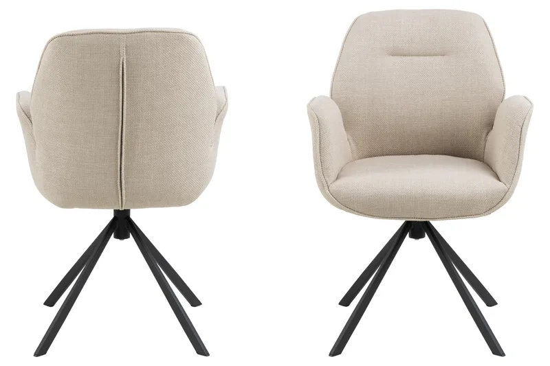 Lipie Karmstol - Ljusbeige - Möbler - Stolar & fåtöljer - Matstol & köksstol