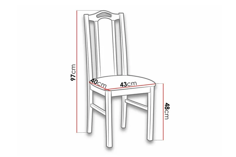 Lufti Matstol Black/Wood - Möbler - Stolar & fåtöljer - Matstol & köksstol