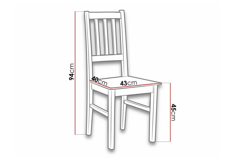 Lufti Matstol Black/Wood - Möbler - Stolar & fåtöljer - Matstol & köksstol