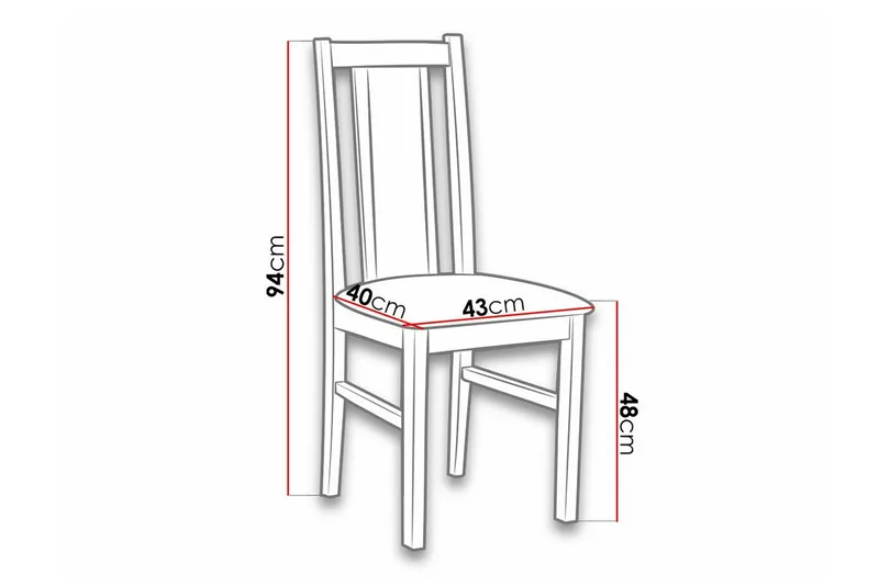Lufti Matstol Black/Wood - Möbler - Stolar & fåtöljer - Matstol & köksstol