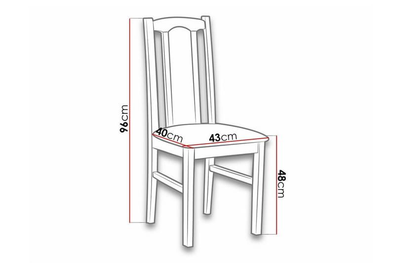 Lufti Matstol Black/Wood - Möbler - Stolar & fåtöljer - Matstol & köksstol