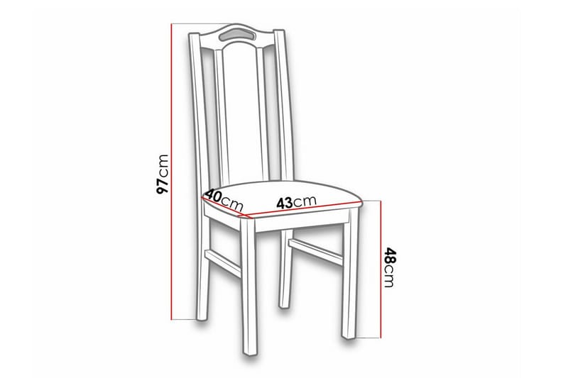 Lufti Matstol Black/Wood - Möbler - Stolar & fåtöljer - Matstol & köksstol