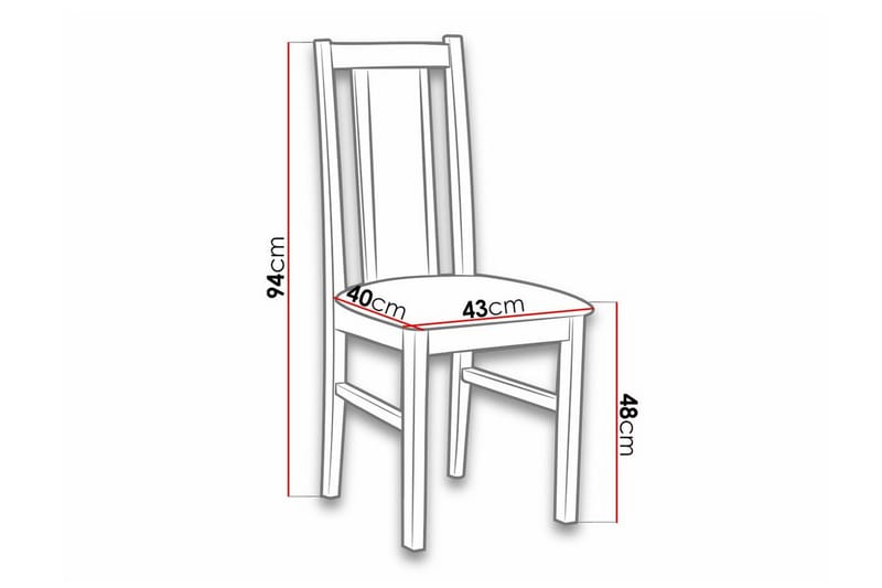 Lufti Matstol Black/Wood - Möbler - Stolar & fåtöljer - Matstol & köksstol