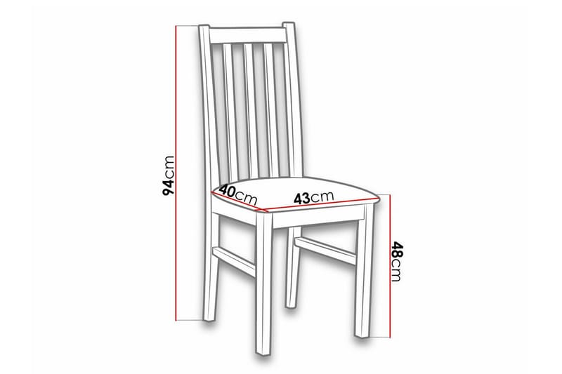 Lufti Matstol - Brun - Möbler - Stolar & fåtöljer - Matstol & köksstol