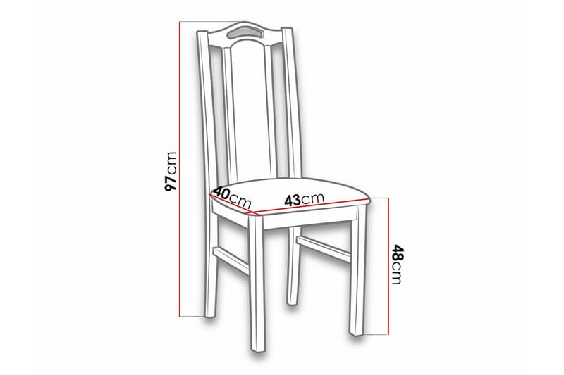 Lufti Matstol - Brun - Möbler - Stolar & fåtöljer - Matstol & köksstol