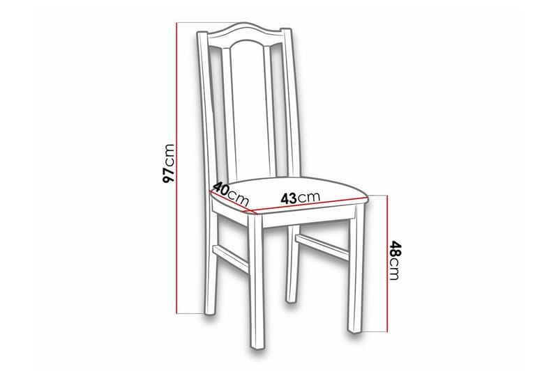 Lufti Matstol - Brun - Möbler - Stolar & fåtöljer - Matstol & köksstol