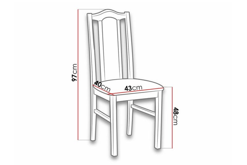 Lufti Matstol - Brun - Möbler - Stolar & fåtöljer - Matstol & köksstol