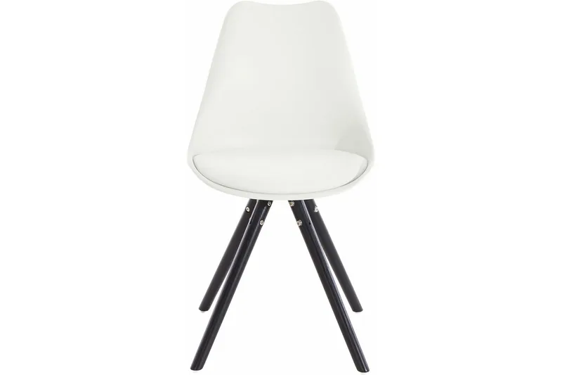 Malik Matstol Konstläder 2-pack - Vit/Ek - Möbler - Stolar & fåtöljer - Matstol & köksstol