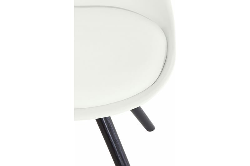 Malik Matstol Konstläder 2-pack - Vit/Ek - Möbler - Stolar & fåtöljer - Matstol & köksstol