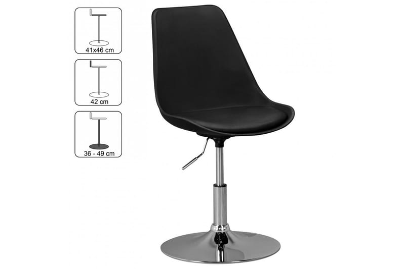 Mateel Stol - Svart - Möbler - Stolar & fåtöljer - Matstol & köksstol