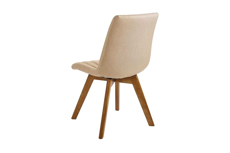 Matstol 2 st beige CALGARY - Beige - Möbler - Stolar & fåtöljer - Matstol & köksstol