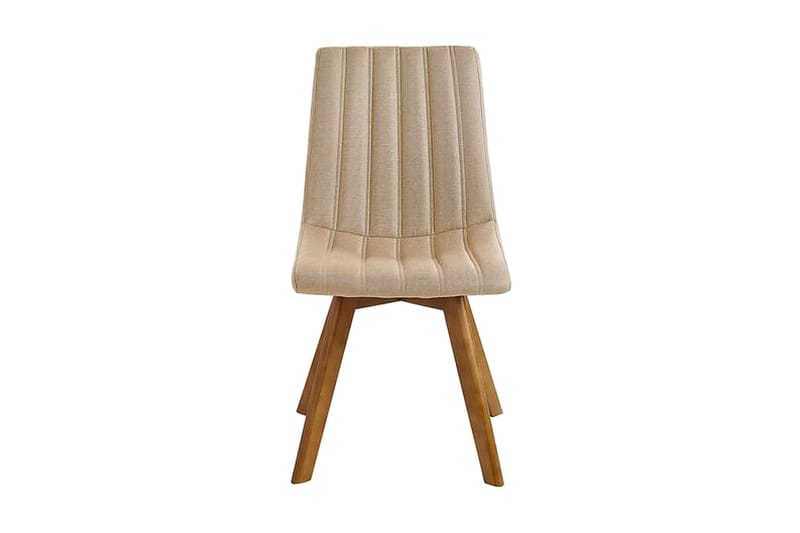 Matstol 2 st beige CALGARY - Beige - Möbler - Stolar & fåtöljer - Matstol & köksstol