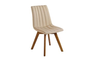Matstol 2 st beige CALGARY - Beige - Möbler - Stolar & fåtöljer - Matstol & köksstol