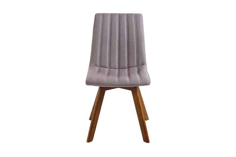 Matstol 2 st brungrå CALGARY - Grå - Möbler - Stolar & fåtöljer - Matstol & köksstol