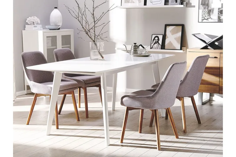 Matstol 2 st brungrå MELFORT - Grå - Möbler - Stolar & fåtöljer - Matstol & köksstol