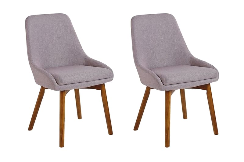 Matstol 2 st brungrå MELFORT - Grå - Möbler - Stolar & fåtöljer - Matstol & köksstol