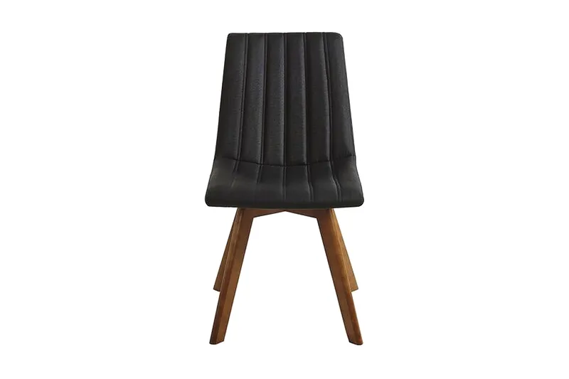 Matstol 2 st svart CALGARY - Svart - Möbler - Stolar & fåtöljer - Matstol & köksstol