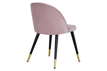 Matstol utan armstöd Venture Home Valeri Matstol Black||Pink - Möbler - Stolar & fåtöljer - Matstol & köksstol