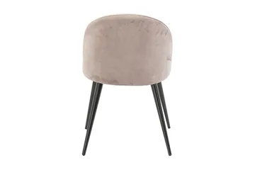 Matstol utan armstöd Venture Home Velvet Köksstol Sammet Rosa - Möbler - Stolar & fåtöljer - Matstol & köksstol