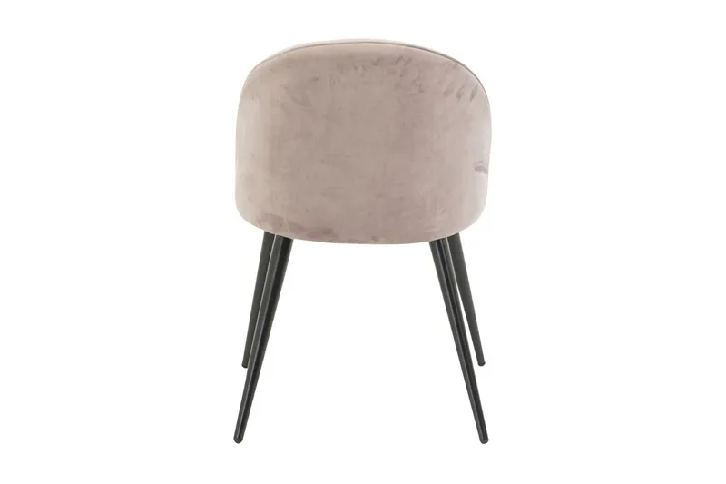 Matstol utan armstöd Venture Home Velvet Köksstol Sammet Pink - Möbler - Stolar & fåtöljer - Matstol & köksstol