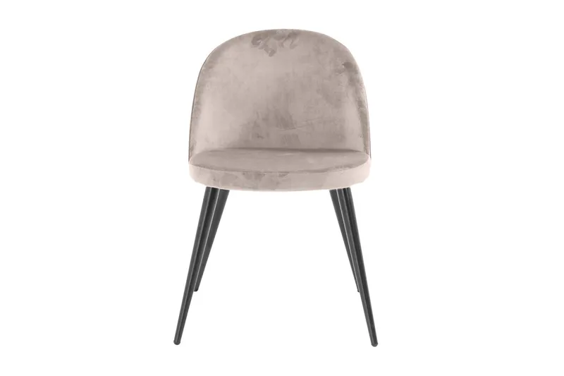 Matstol utan armstöd Venture Home Velvet Köksstol Sammet Pink - Möbler - Stolar & fåtöljer - Matstol & köksstol