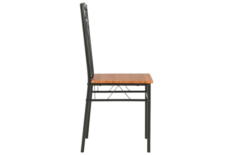 Matstolar 2 st brun MDF - Brun - Möbler - Stolar & fåtöljer - Matstol & köksstol