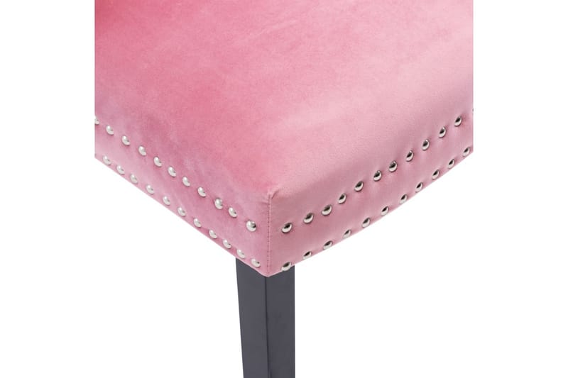 Matstolar 2 st rosa sammet - Rosa - Möbler - Stolar & f�åtöljer - Matstol & köksstol