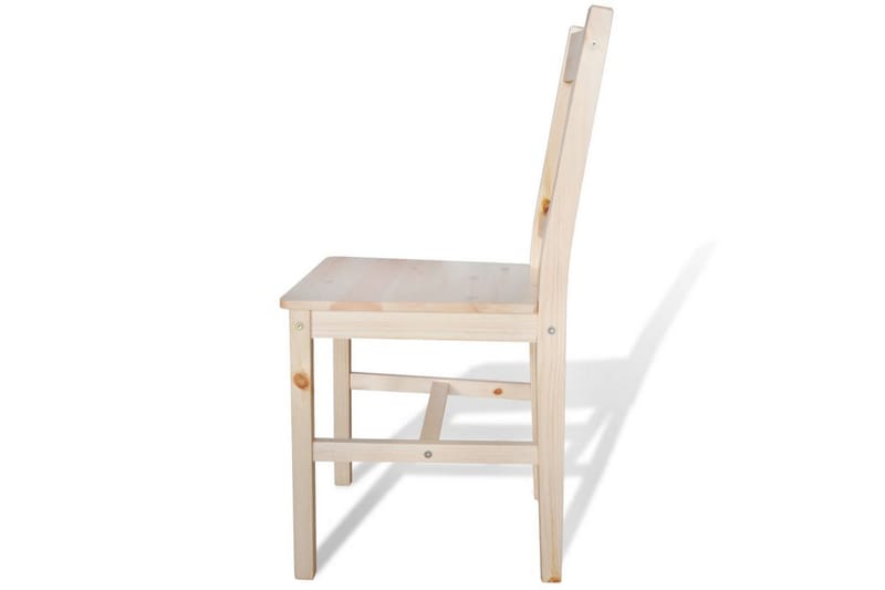 Matstolar 4 st furu - Beige - Möbler - Stolar & fåtöljer - Matstol & köksstol